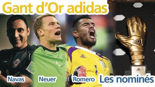Navas, Romero et Neuer pour le titre de meilleur gardien !!!