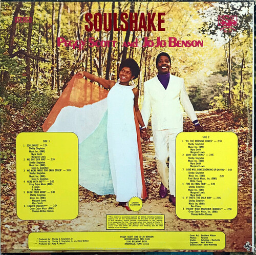Peggy Scott & Jo Jo Benson : Album " Soulshake " SSS International ‎Records SSS 1 [ US ]