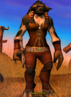 Tauren chasseresse (personnalisé Taurobole) 