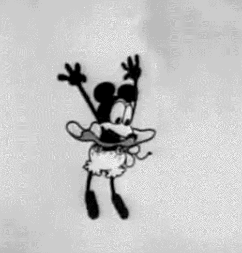 mickey souris mouse tomber chute falling Image, GIF animé