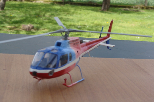 Maquette hélicoptère AS350B Ecureuil F-GCJC au 1/48