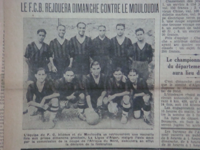 22.3.1936 match de la honte afn  rejouer fcb-mca