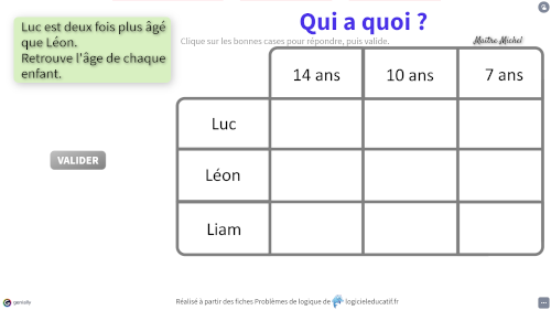 Problème logique 4