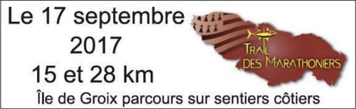 Trail des Marathoniers - Groix - Dimanche 17 septembre 2017
