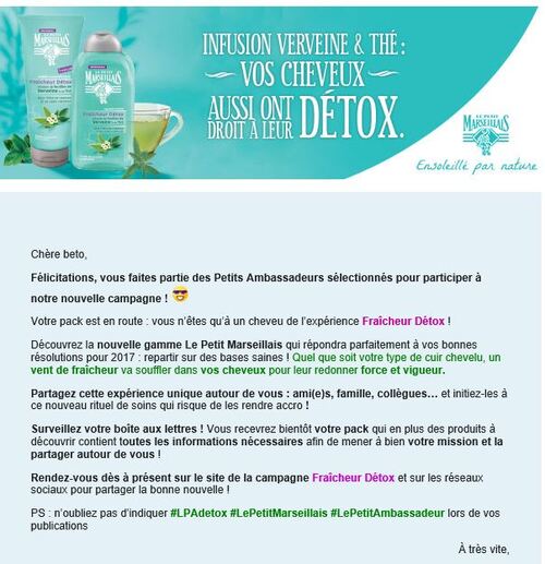 #LPAdetox #LePetitMarseillais #LePetitAmbassadeur 