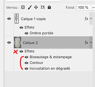 Les styles de calques