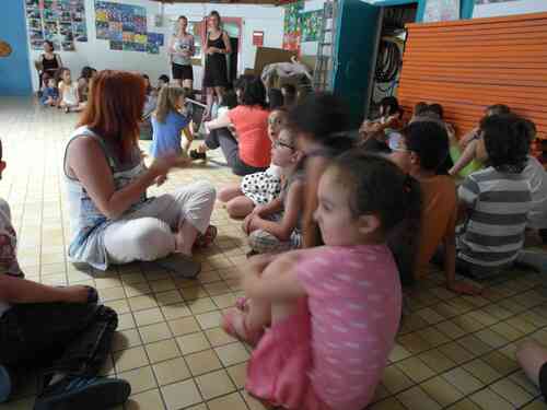 Visite de Mme Le Maire à l'école du Château - Exposé des commissions