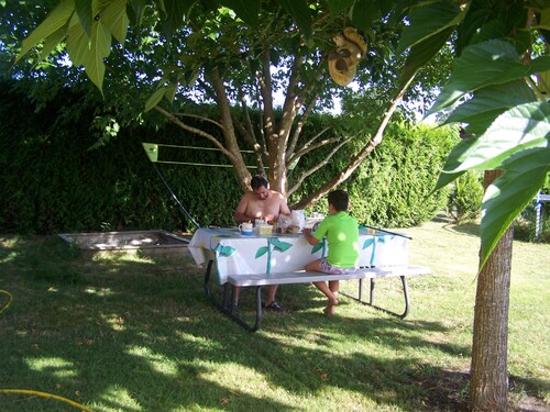 Petit déjeuner en famille