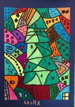 Sapins de Noël * Romero Britto