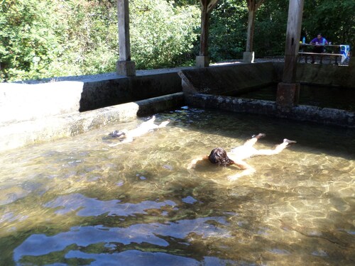 Lavoir et jeux d'eau