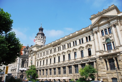  Leipzig : autour du Rathaus - Hôtel de ville (photos) 