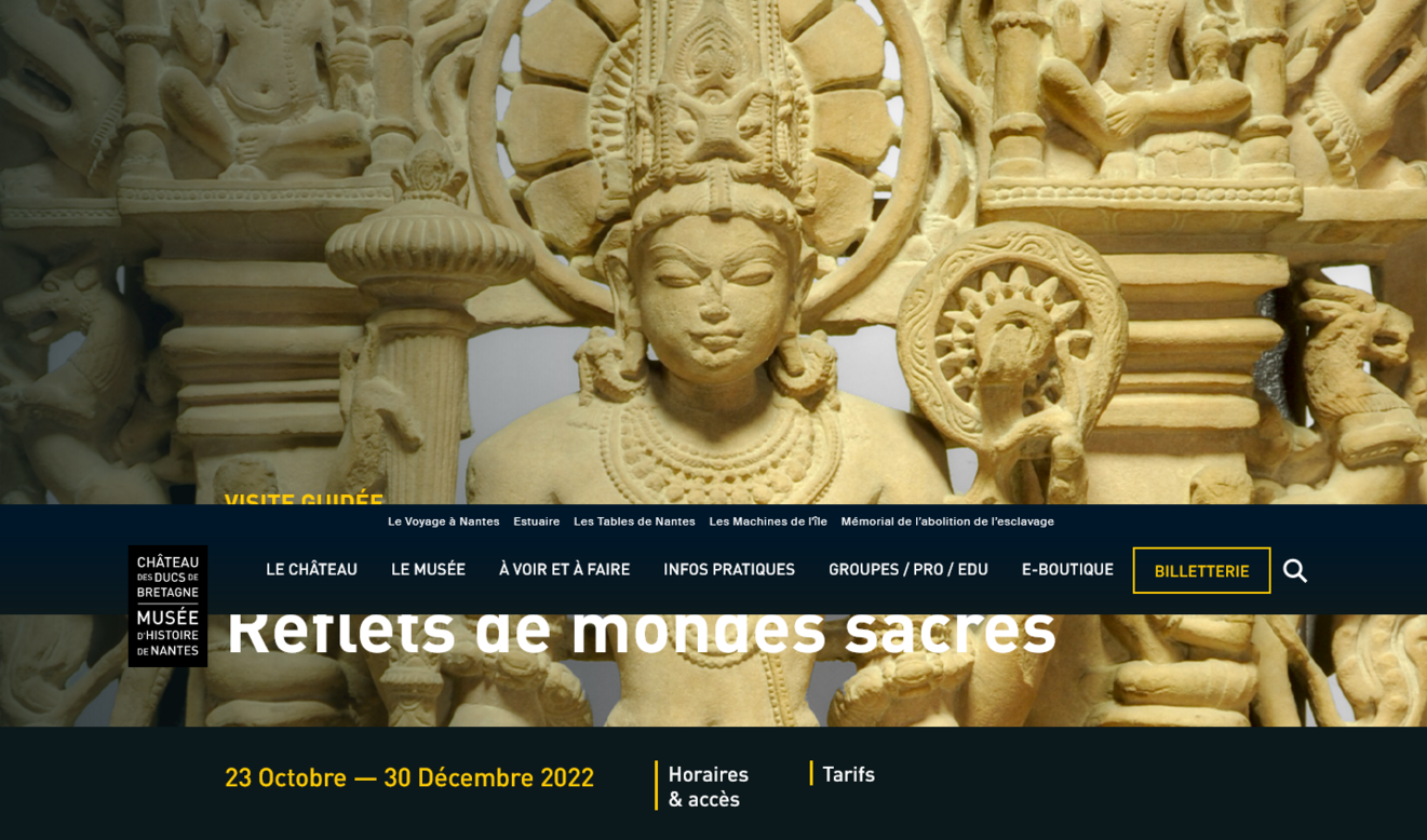 EXPOSITION - INDE, reflets des mondes sacrés au Château des Ducs < 23 octobre  - 30 décembre 2022>