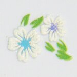 Stickers d'ongles fleurs en été