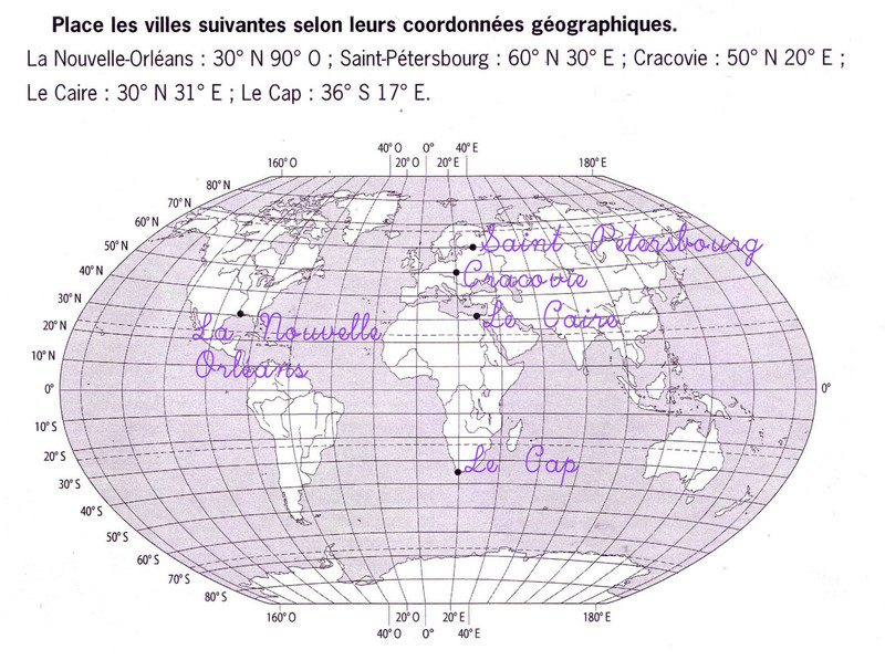 Se repérer sur la Terre.