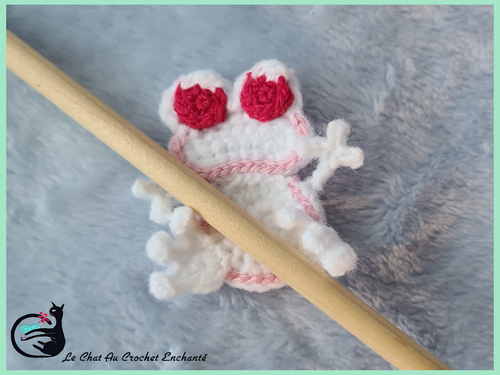 [ Accessoire ] Applique Couicky ( Grenouille au crochet )