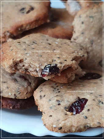 BISCUITS AUX GRAINES DE CHIA,FRUITS SECS AU THERMOMIX