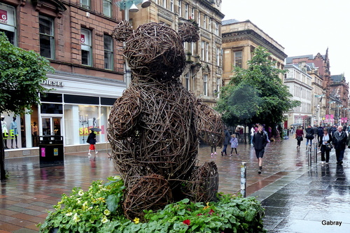 Glasgow : sous la pluie !