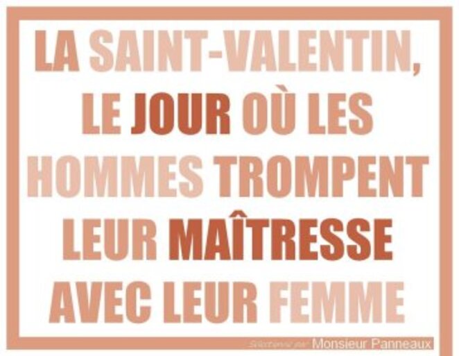 Humour : La St Valentin… | Bouzou's Weblog