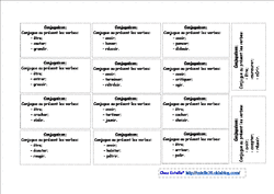 Test minute de conjugaison