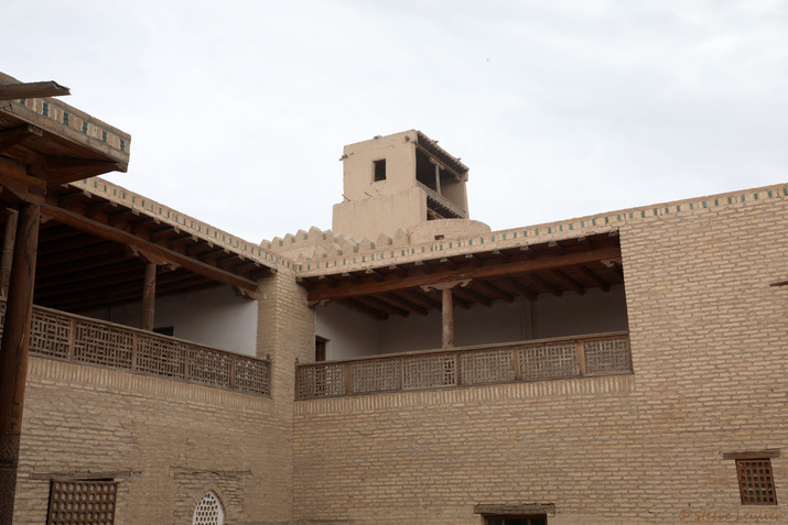 Kunya Ark : la salle du trône, Khiva