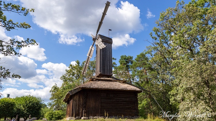 Suède : Ecomusée Skansen le moulin à vent