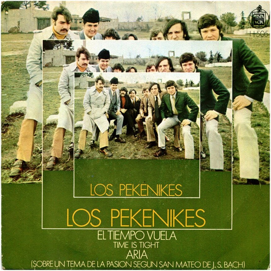 LOS PEKENIKES - El Tiempo Vuela (SELLO Hispavox H 505) Single 1969