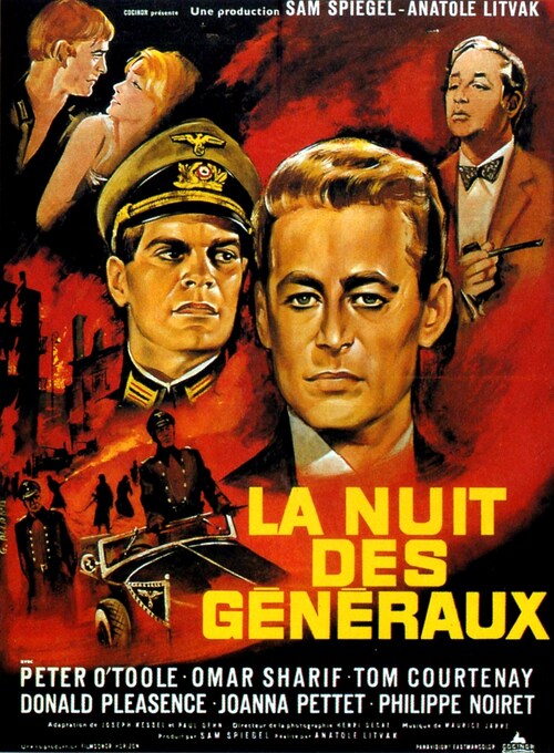 LA NUIT DES GENERAUX BOX OFFICE FRANCE 1967