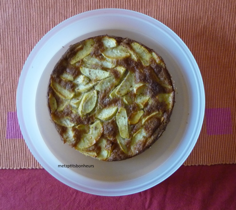 Gâteau aux pommes.