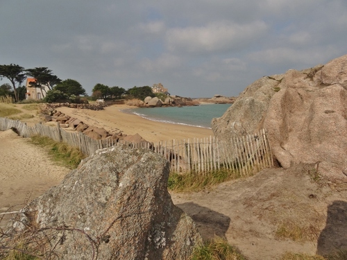 Trégastel sur la côte de Granit Rose en Bretagne (photos)