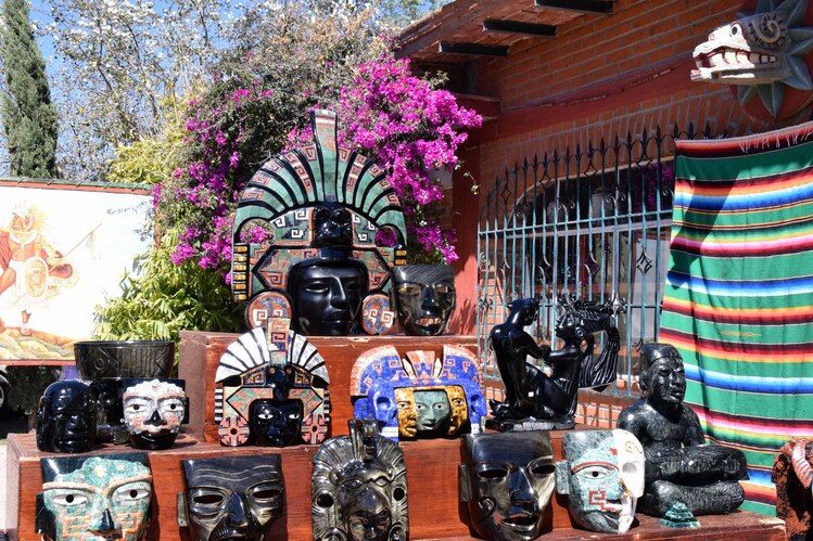 Teotihualcan - Souvenirs en obsidienne