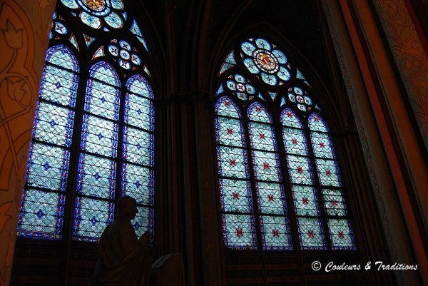 Cathédrale de Paris, ces vitraux 