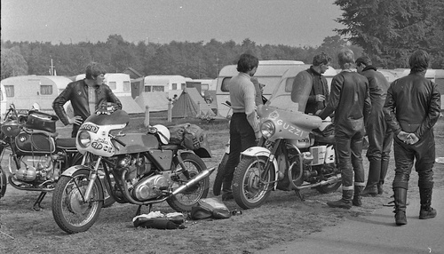 Concentration Cheval d'Acier 1972 à Bruges