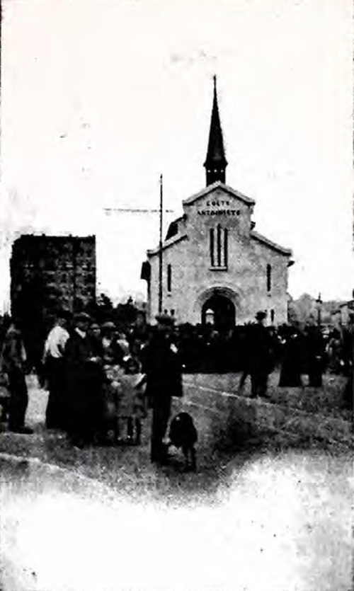 Temple de Paris (Les Succès de l'Antoinisme, in La Vie Mysterieuse, n°117, 10 nov. 1913)