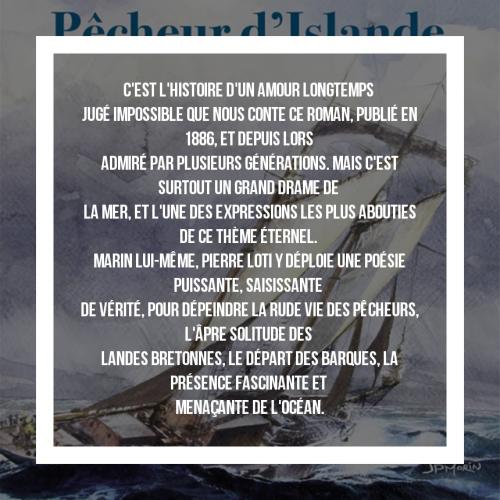 Le roman à lire N° 50 :  "Pêcheur d'Islande" de Pierre Loti - le livre audio et son oeuvre.