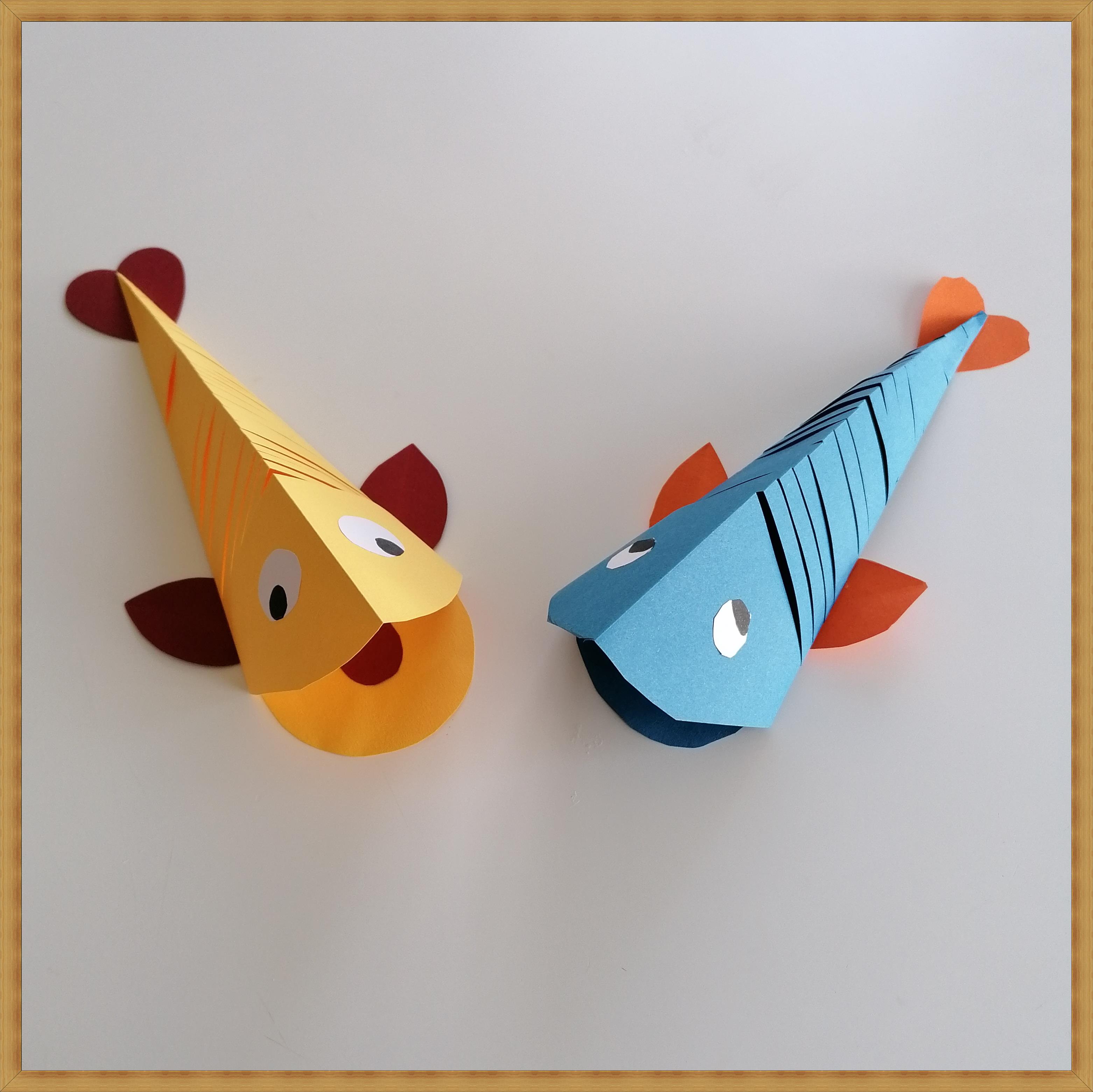 Tuto : Un poisson articulé en papier - Les créations d'Ulane