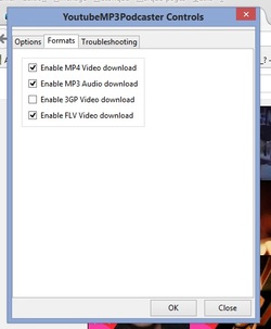 Download avec Youtube MP3 Podcaster