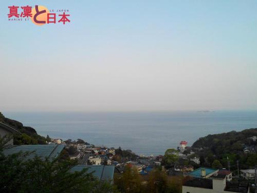 Vue depuis le balcon de notre chambre