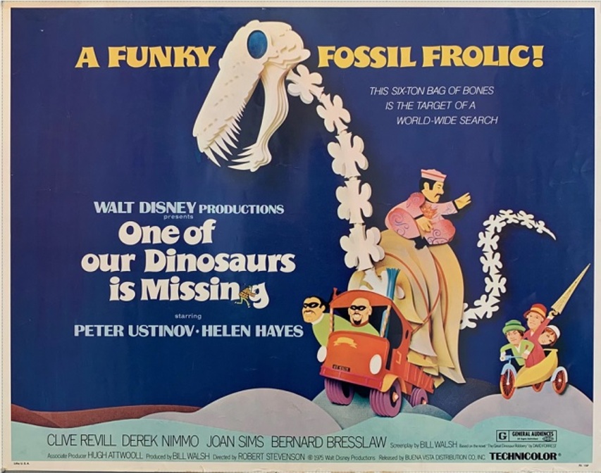 ONE OF OUR DINOSAUR IS MESSING BOX OFFICE USA 1975