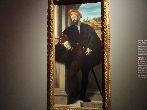 Galerie de portraits au Rijksmuseum d'Amsterdam (Pays-Bas)