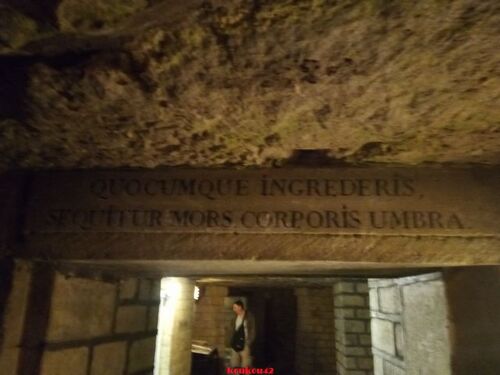 Echappée belle Parisienne. Les catacombes.
