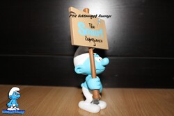 Le Schtroumpf pancarte : "Smurf Experience" Plastoy