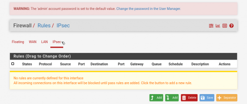 VPN IPsec de site-à-site avec PFSENSE
