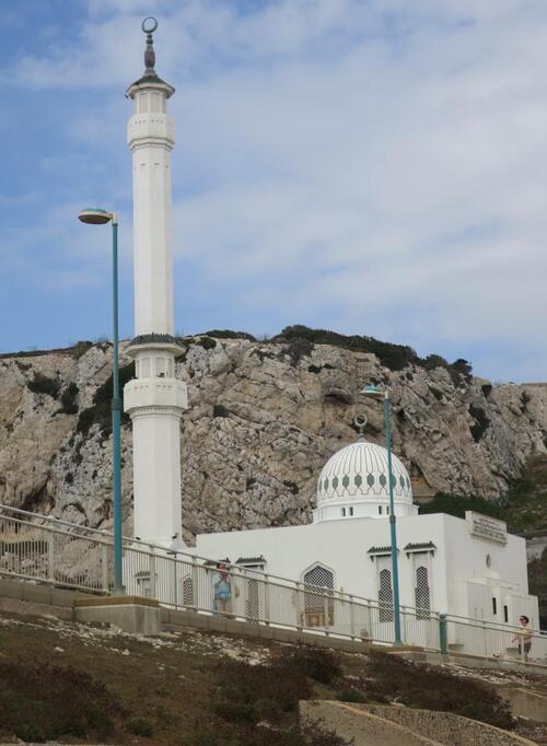 La Mosquée Ibrahim-al-Ibrahim à Europa Point à Gibraltar