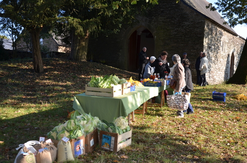 La vente de légumes de la Chapelle