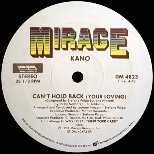 Kano - Can't Hold Back (1981)