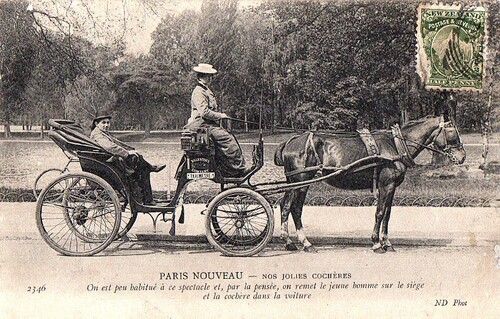 taximetre, cocher, paris, hippomobile