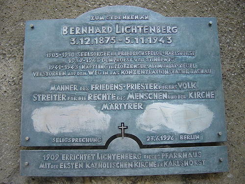 Bienheureux Bernard Lichtenberg, prêtre et martyr († 1943)