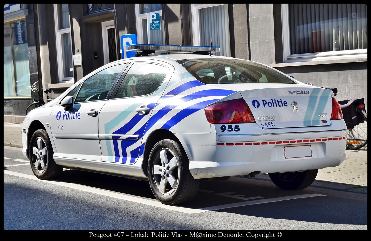 Peugeot 407 - Politiezone Vlas - Belgian Emergency Service