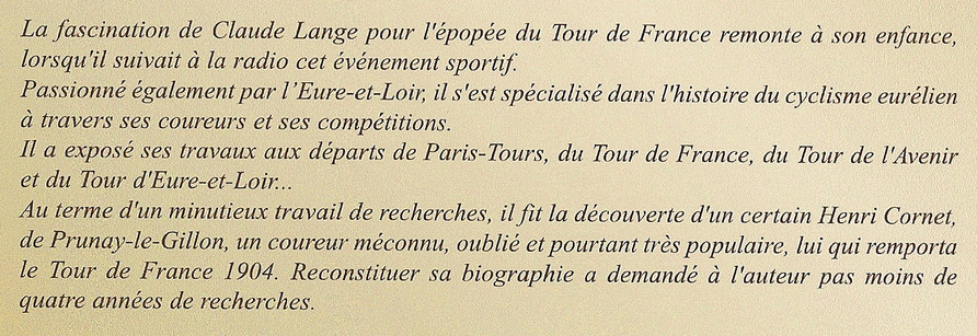 Claude Lange sera à la biennale du livre de Châteaudun le 17 novembre 2019