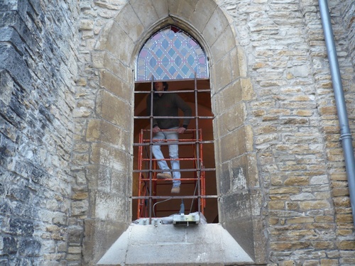 Reprise des travaux de finition à l'église